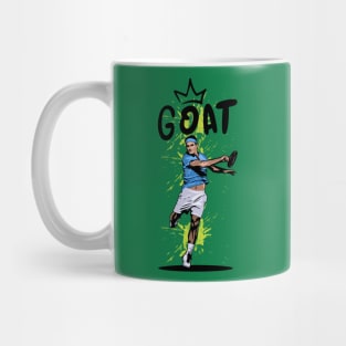 Roger Federer GOAT Mug